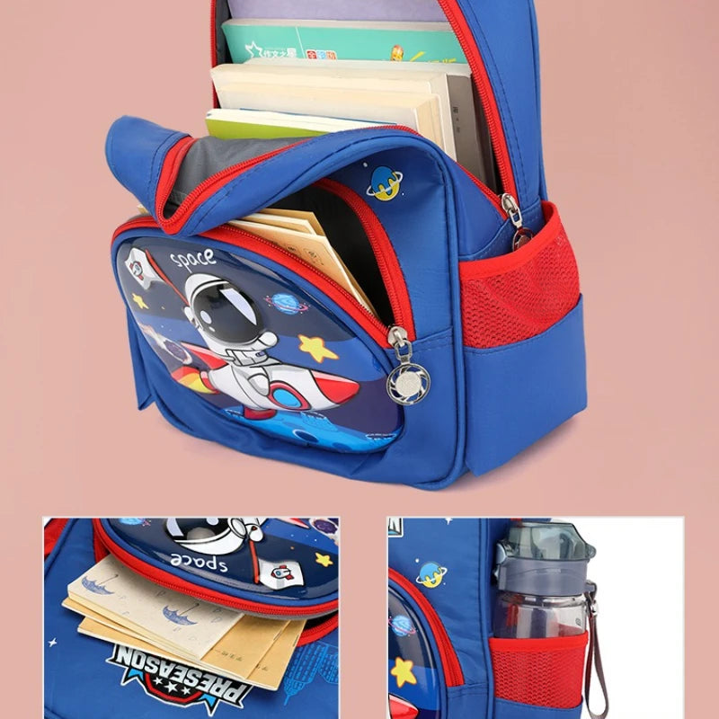 Mochila Infantil Homem-Aranha para Meninos com Alças Duplas