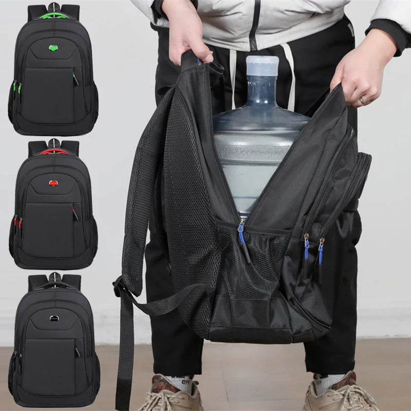 Mochila Masculina em Oxford Impermeável para Notebook com Design Executivo